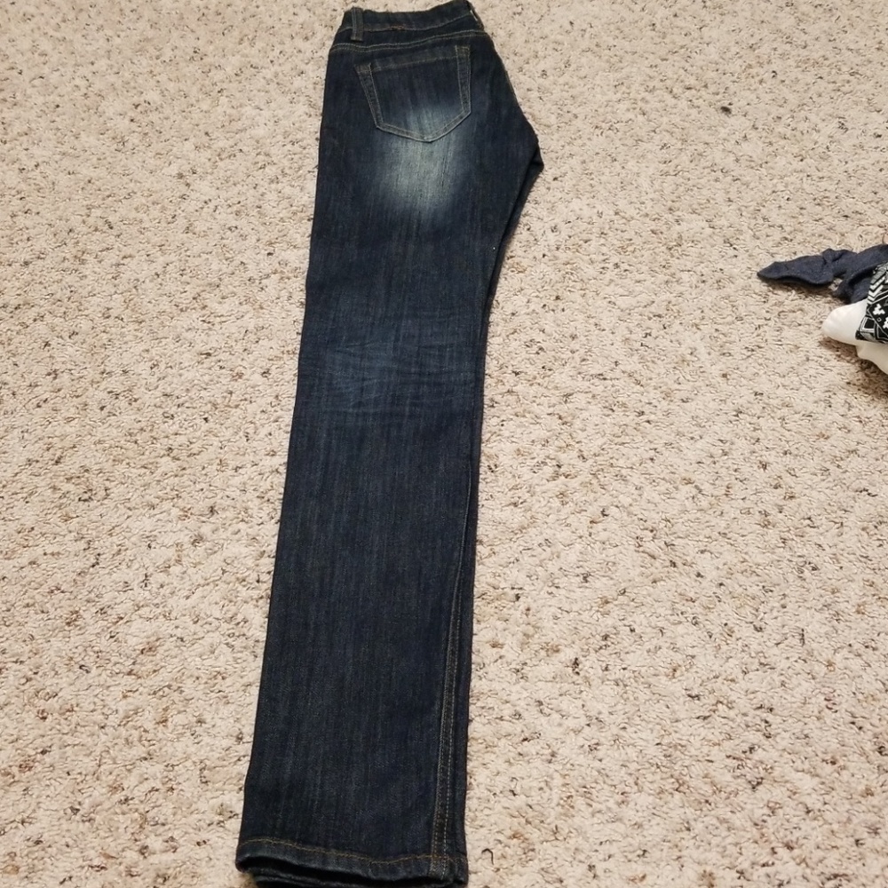 Distressed jeans skinny